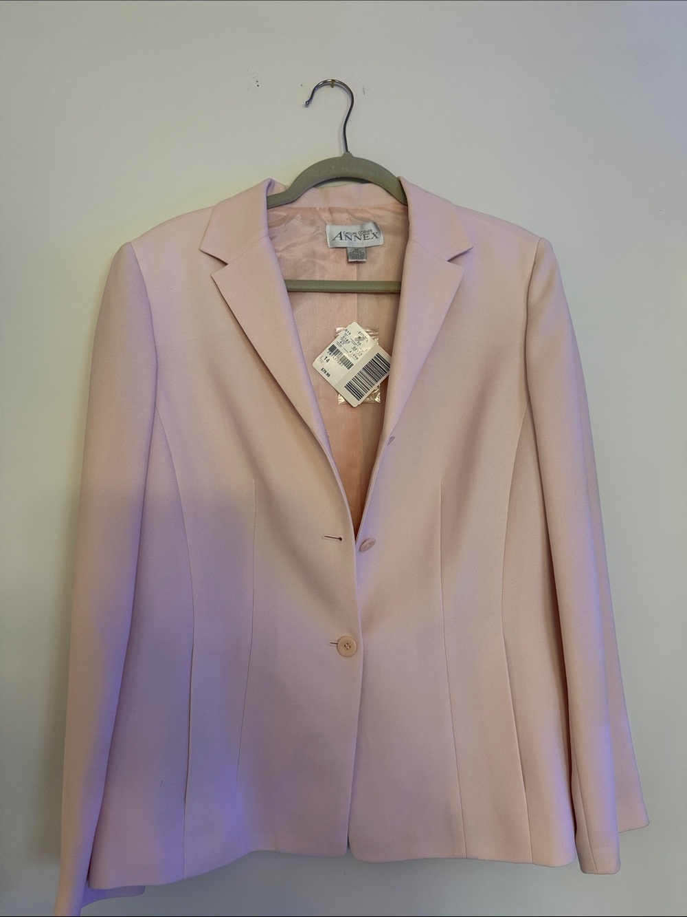 Annex Pastel Pink Women's Tailored Blazer